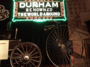 High Wheel Bike and Invitation to Durham