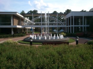 Fountain at WRAL