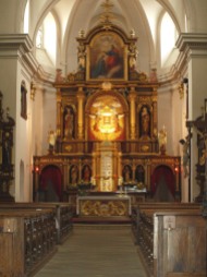 Altar at the church